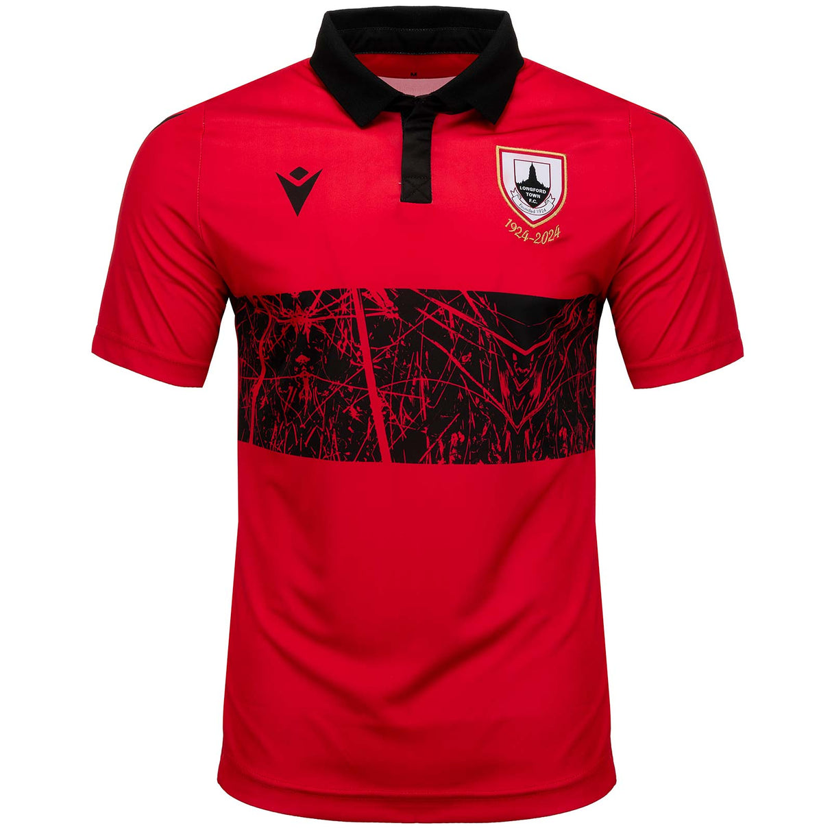 Macron Longford Town 24 Home Jersey Red