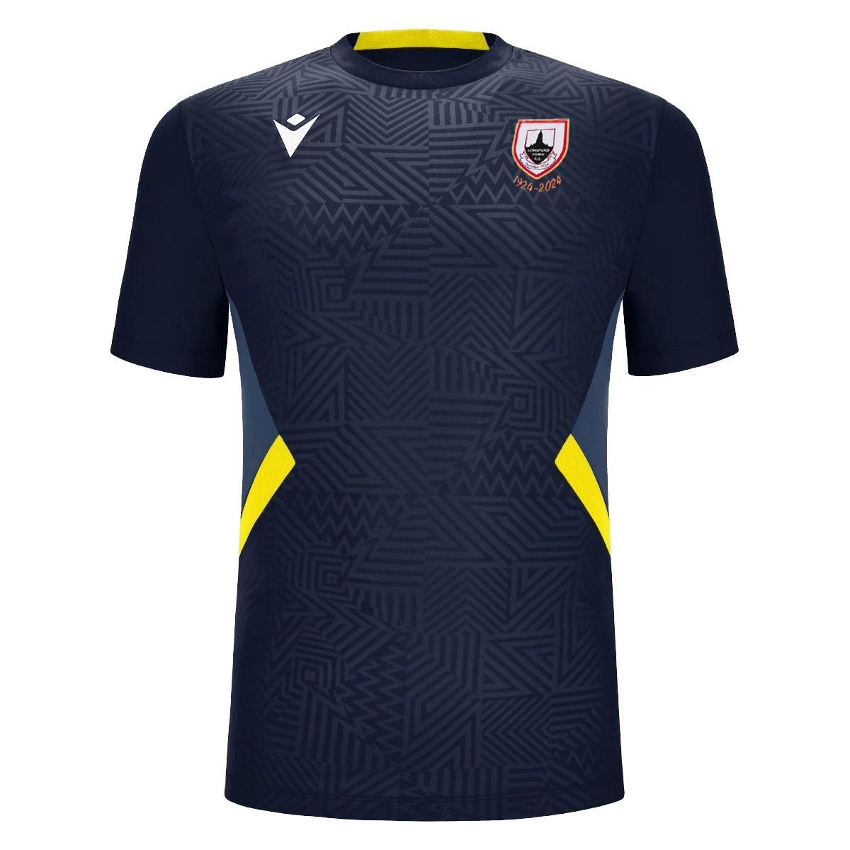 Macron Longford Town 24 Kid Trn Tee Navy