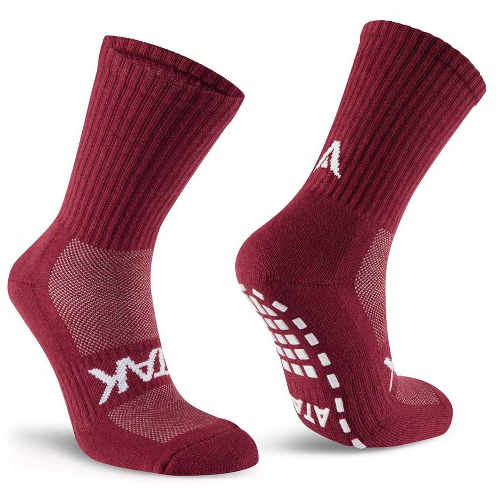 ATAK Shox Grip Midleg Sock Maroon