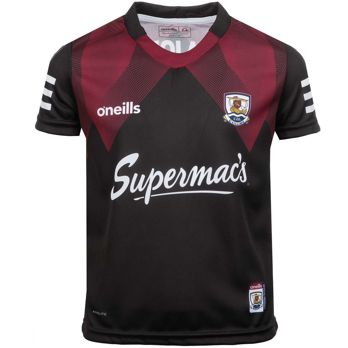 O'Neills Galway FB Kid Trng 24 Jersey Bk