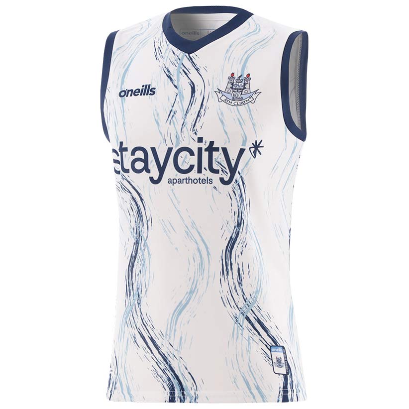 O'Neills Dublin Kid Trng 24 SLVL Jsy Wht