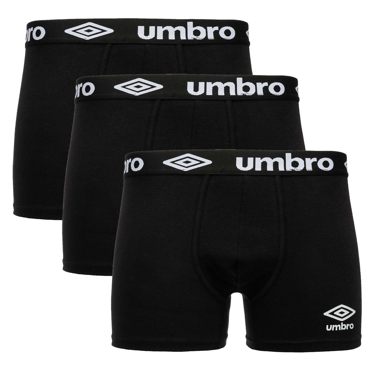 Umbro Boxer 3 Pack Black