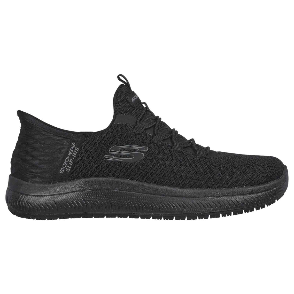 Skechers Wmns Slip-In Work Summits Black