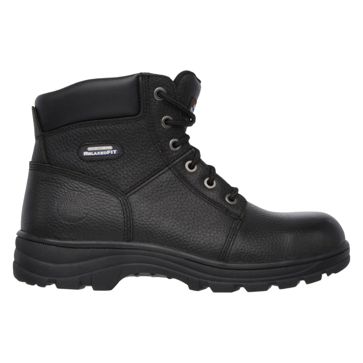 Skechers Mens Work Relax Fit Wrkshr Blck