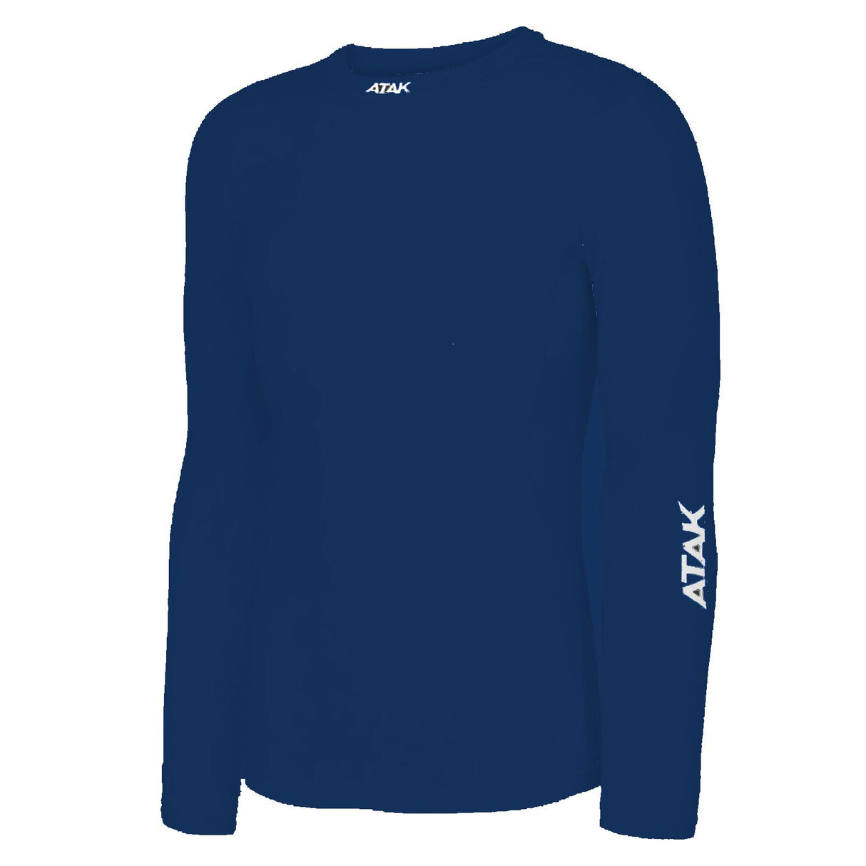 Atak Compression LS Top Youth Navy