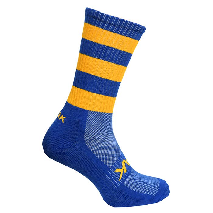 ATAK Shox Midleg Hoop Kid Sock Ryl/Gold