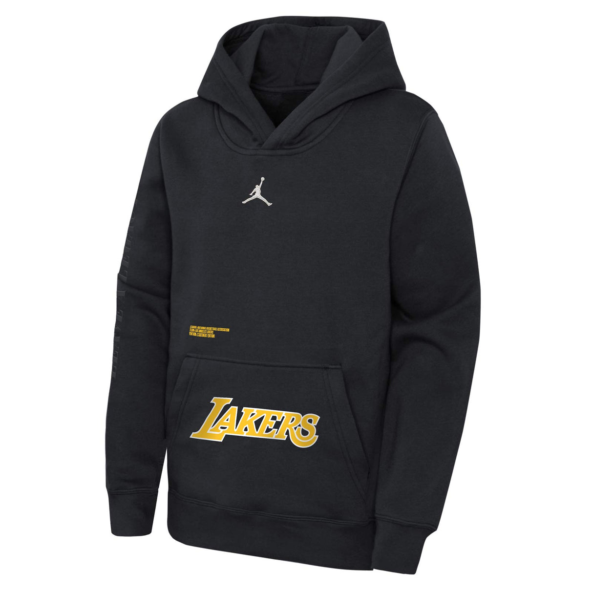 Jordan Lakers Kids Fleece Pullover Black
