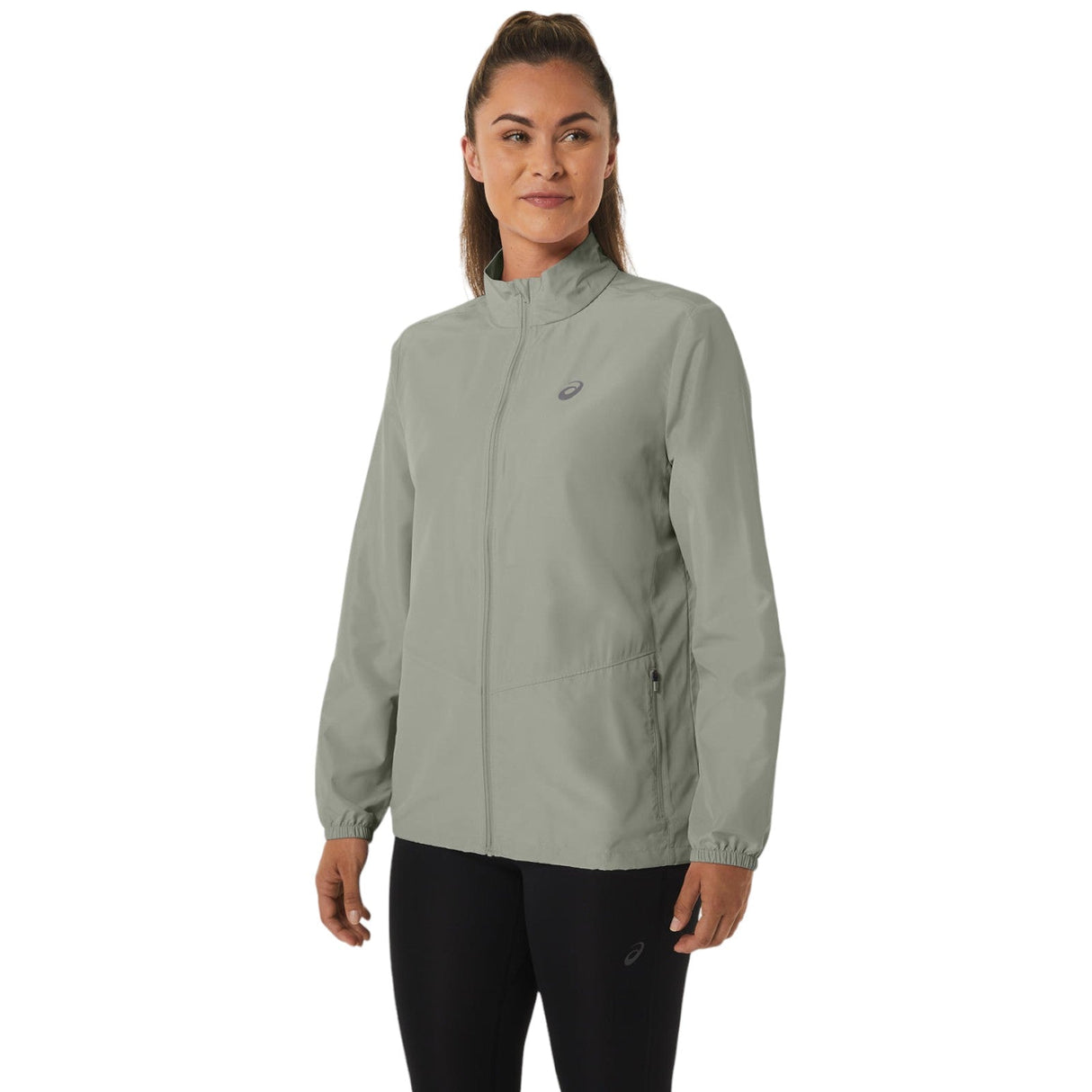 Asics Womens Core Jacket Grey