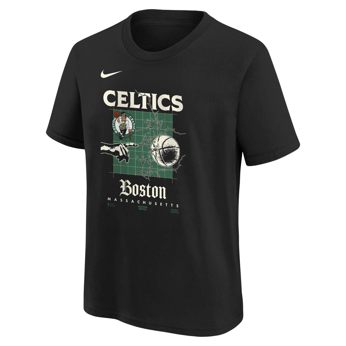 Nike NBA Courtside Max 90 Kids Tee Black