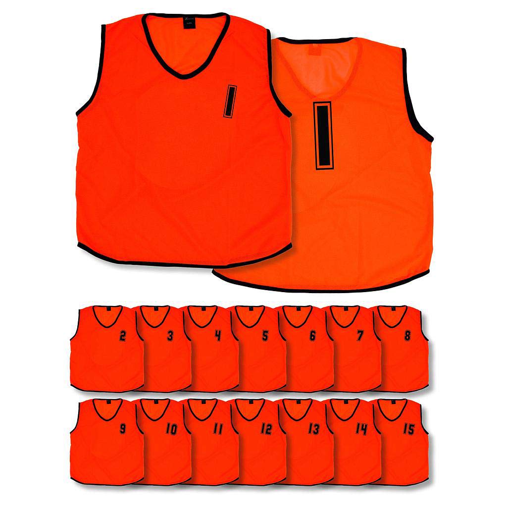 Reydon Mesh Train Bibs Youth 1 - 15 Orng