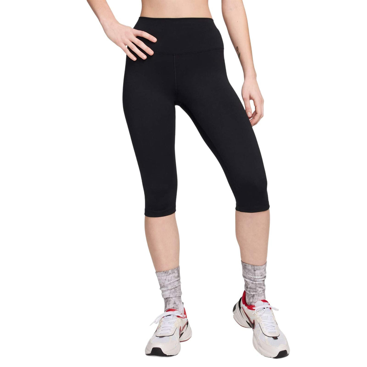 Nike One Wmns DF HR Capri Tights Black