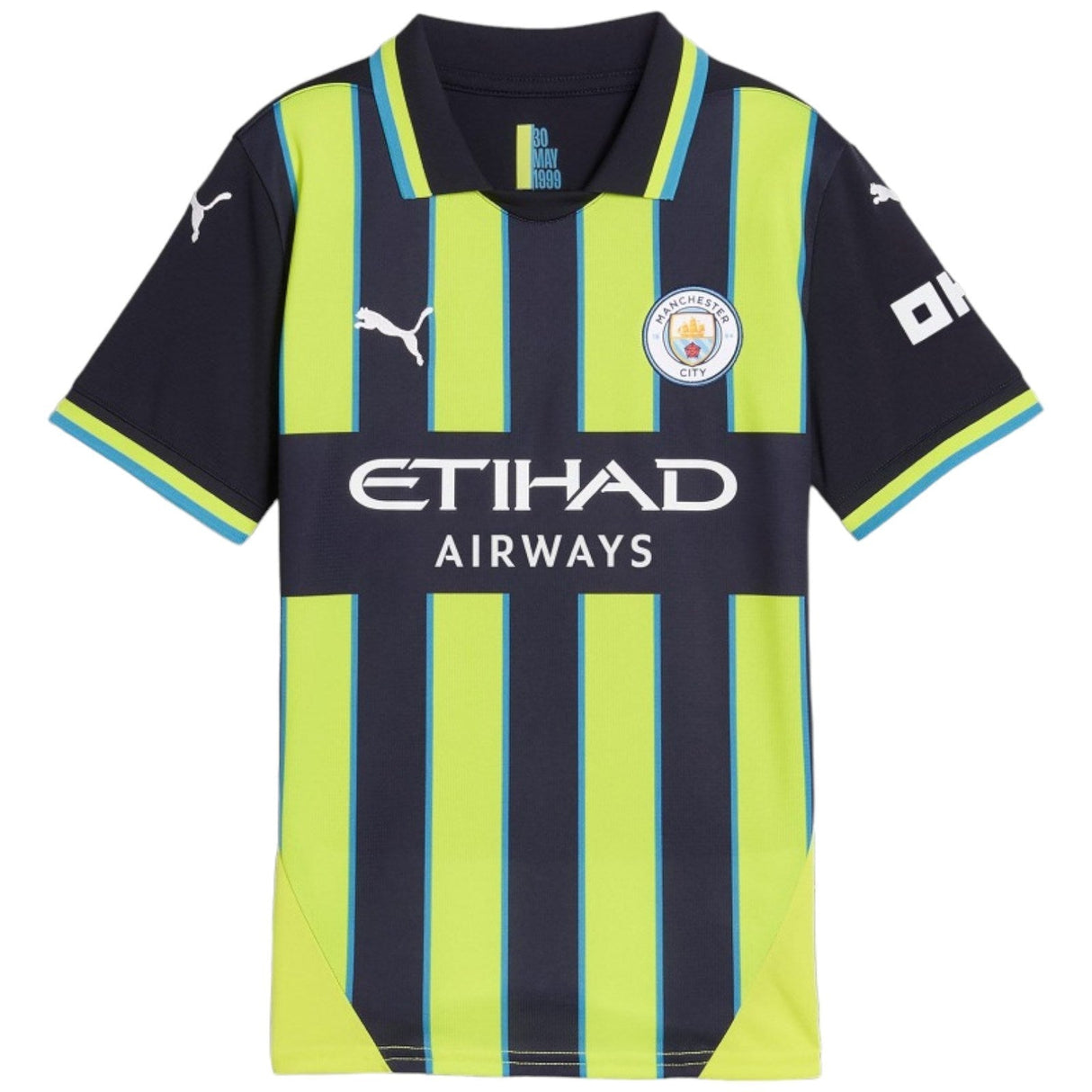 Puma MCFC 24 Kids Away Jersey Navy