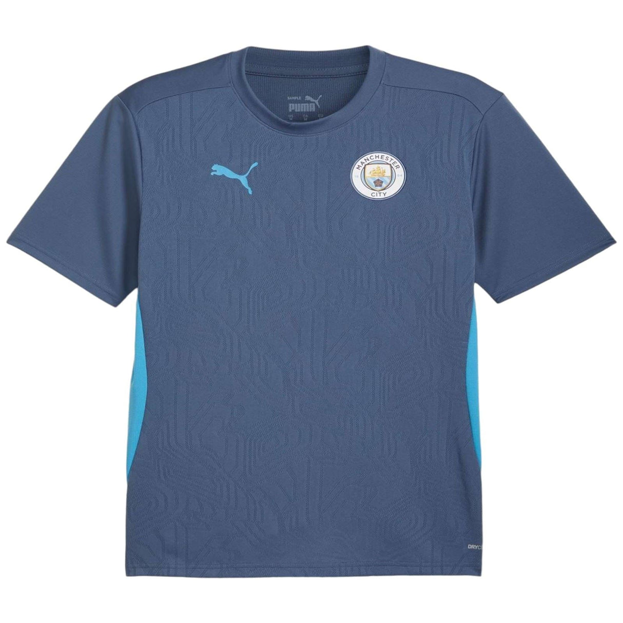 Puma MCFC 24 Kids Home Train Jersey Navy