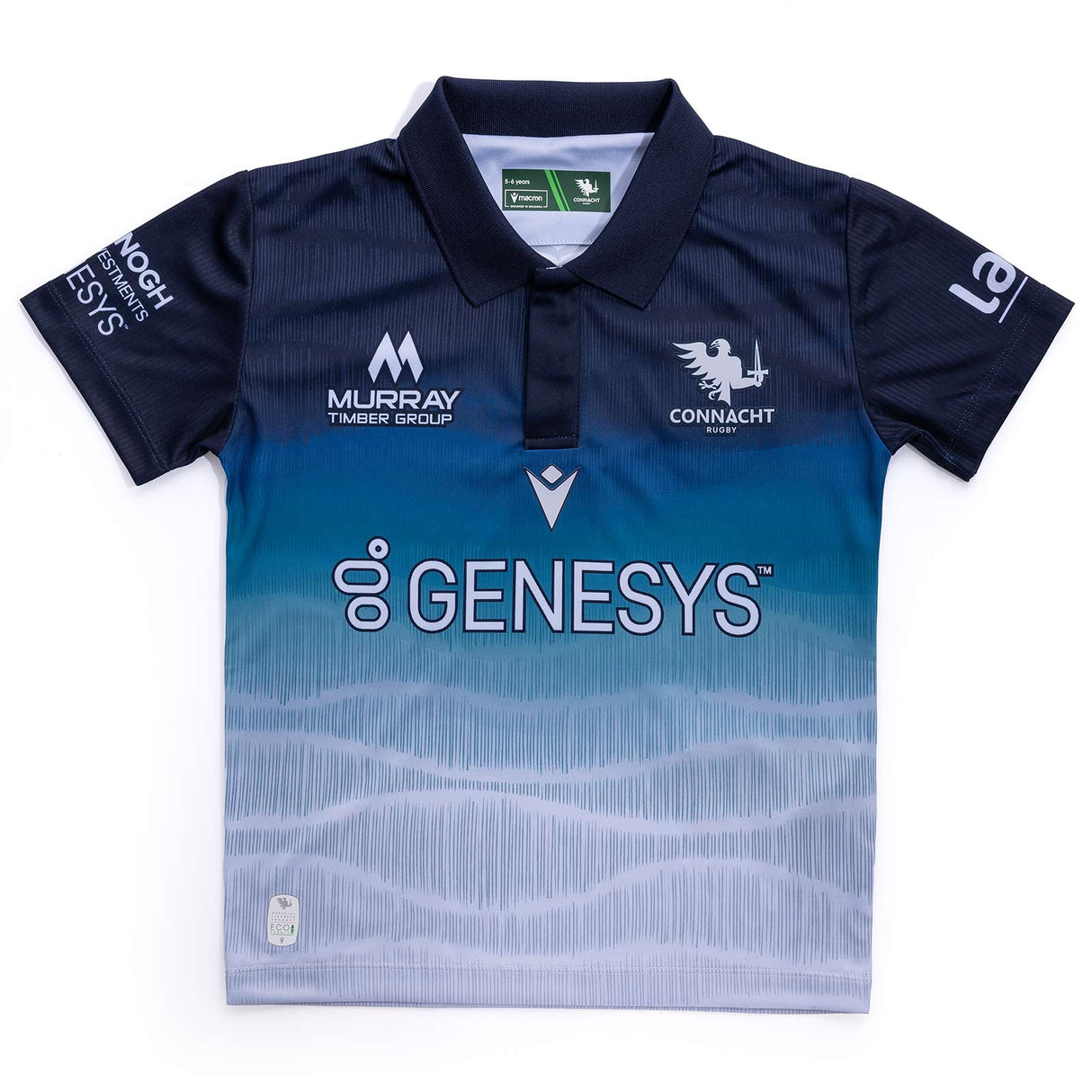 Macron Connacht 24/25 Jnr Away Jersey Gy