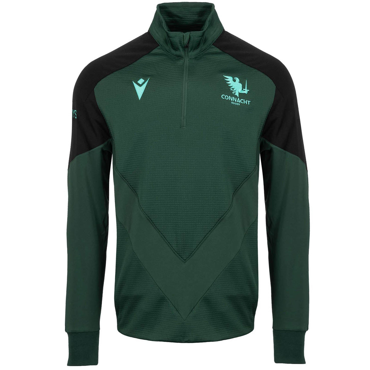 Macron Connacht 25 Kid Travel QZ Top Grn