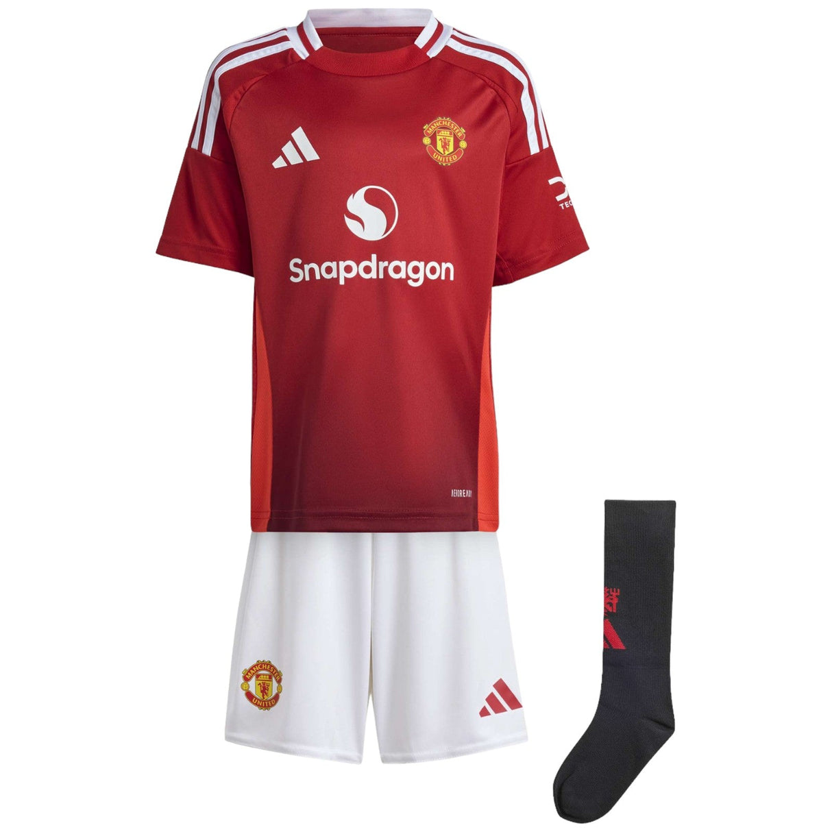 adidas Man Utd 24 Kids Home Kit Red
