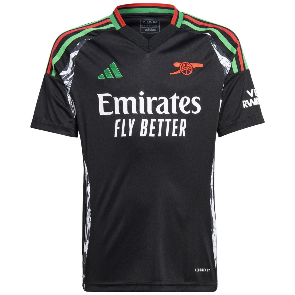 adidas Arsenal 24 Kids Away Jersey Black