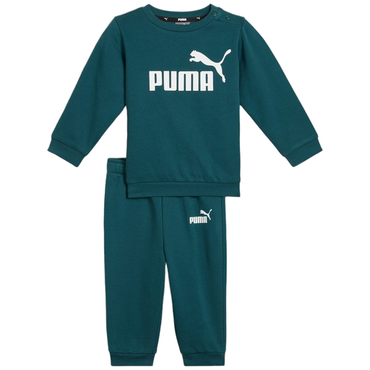 Puma Minicats Ess Crw Jr Boys Jogger Grn