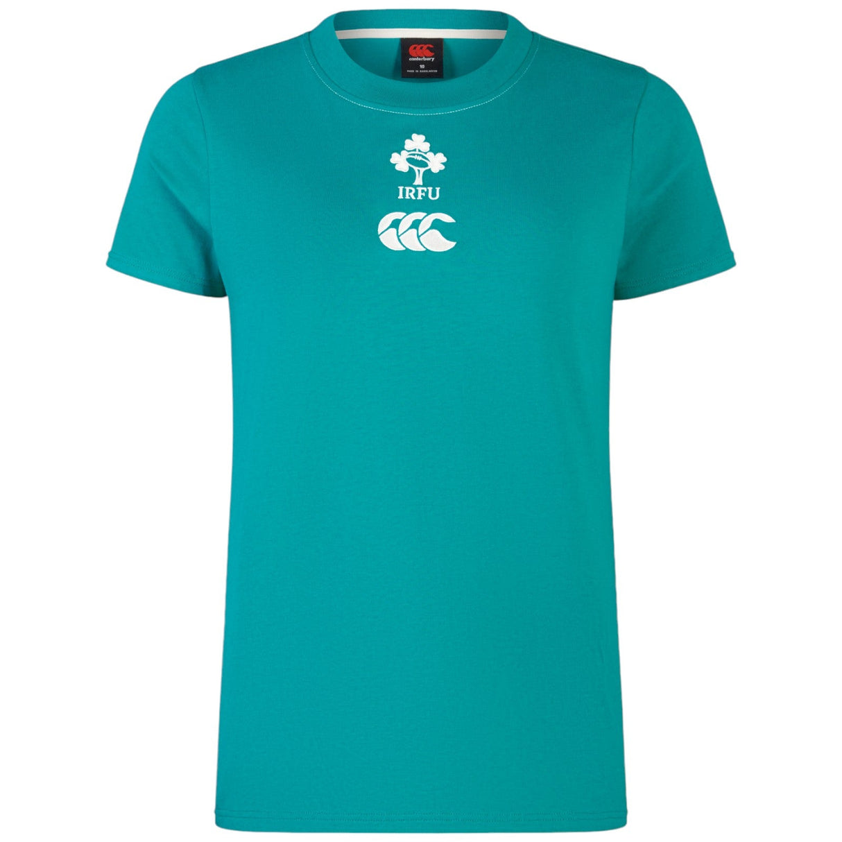 Canterbury IRFU 24 Cotton Wmns Tee Green