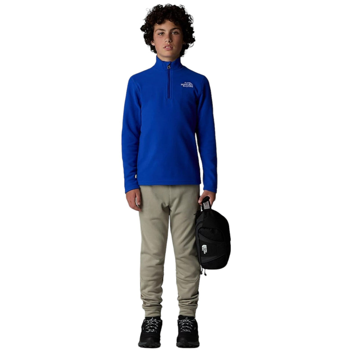 The Northface TEEN GLACIER QZ PO Blue