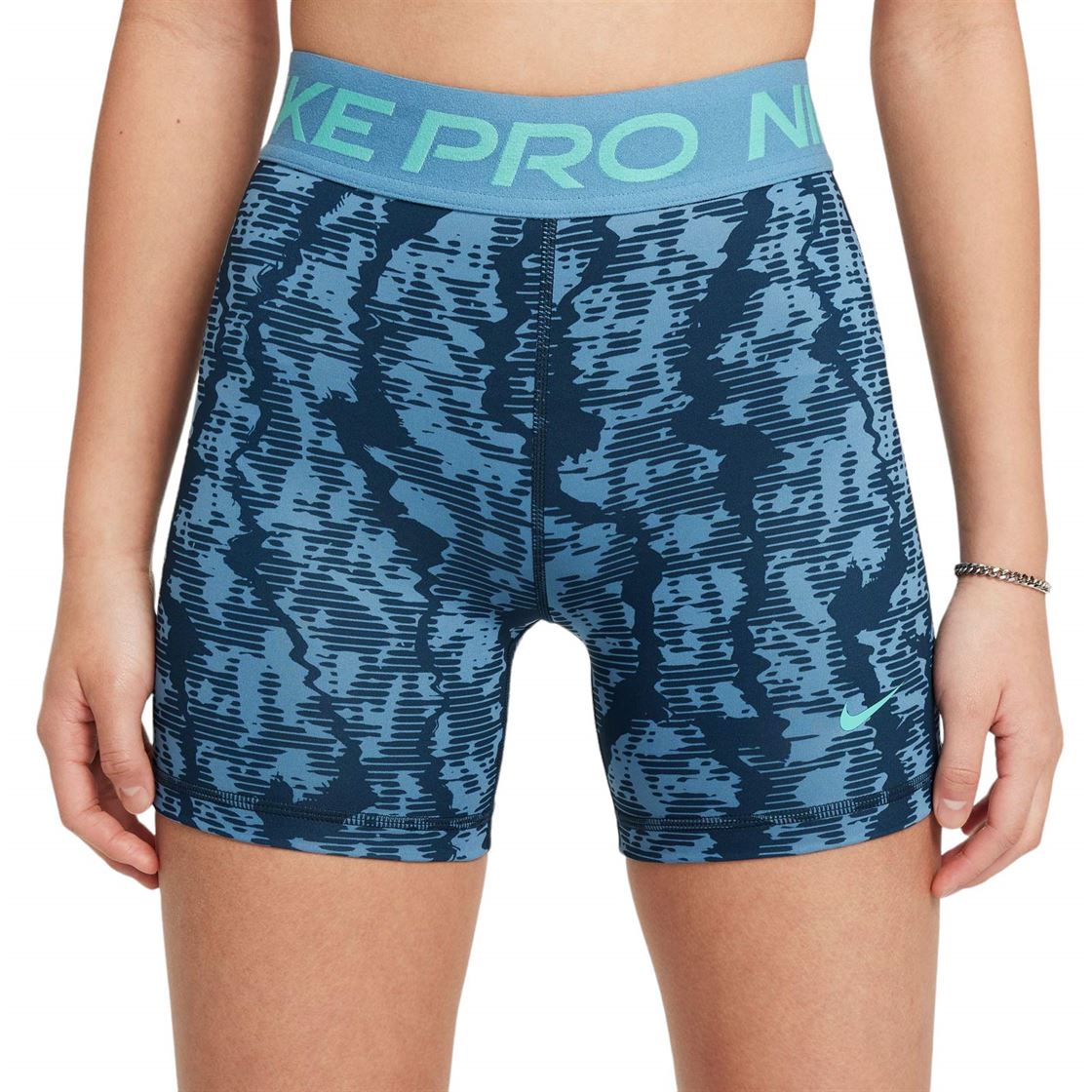 NIKE GIRLS DF 3IN SHORT SPORT AOP Navy