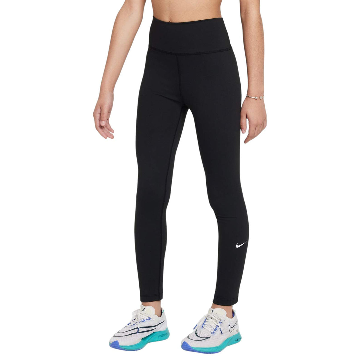 NIKE GIRLS DF ONE TGHT Black