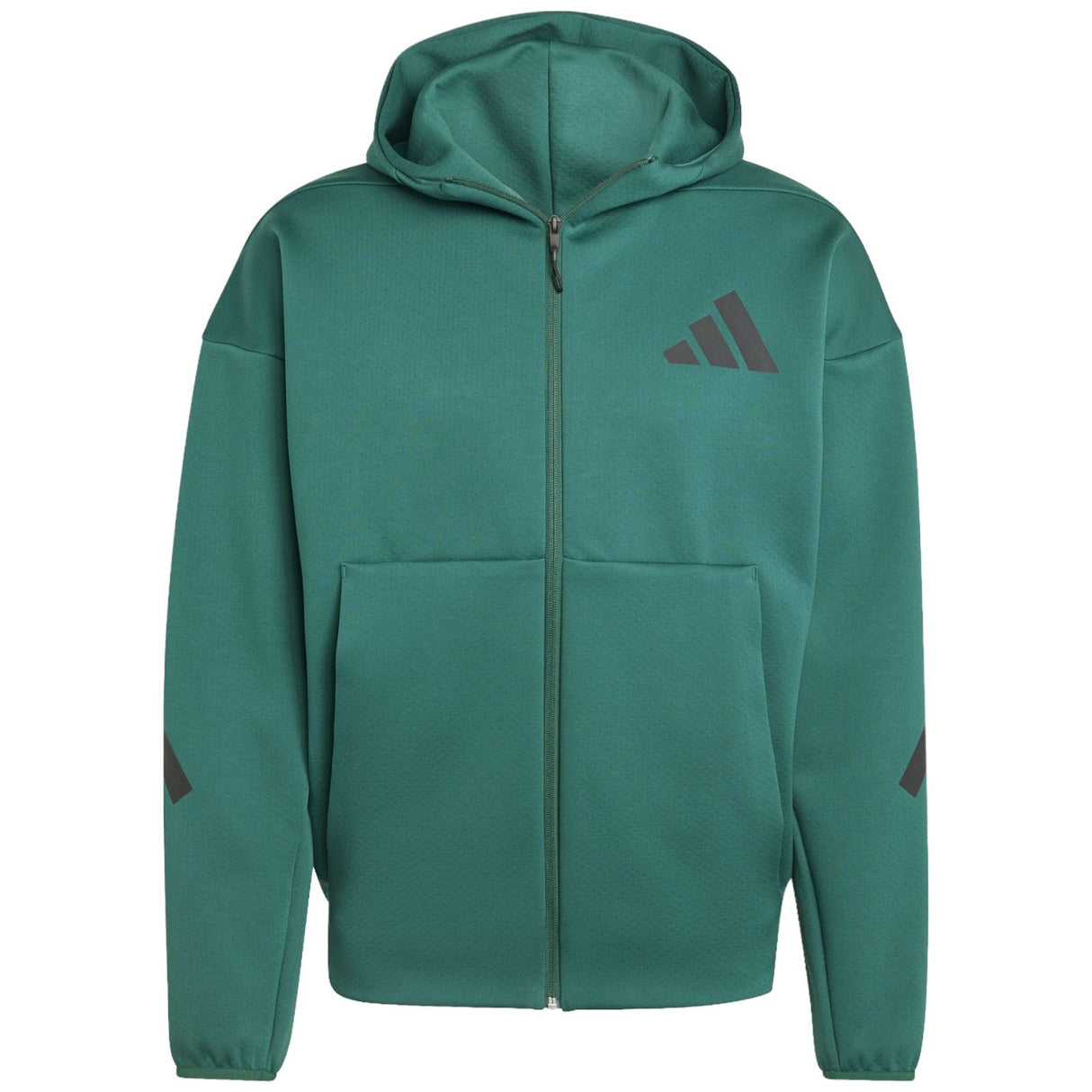 Adidas ZNE Mens FZ Hoodie Green
