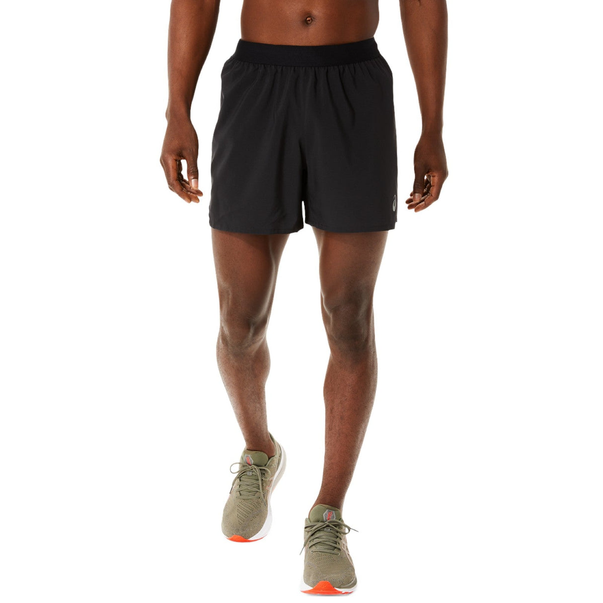 ASICS MENS ROAD 5IN SHORT BLACK