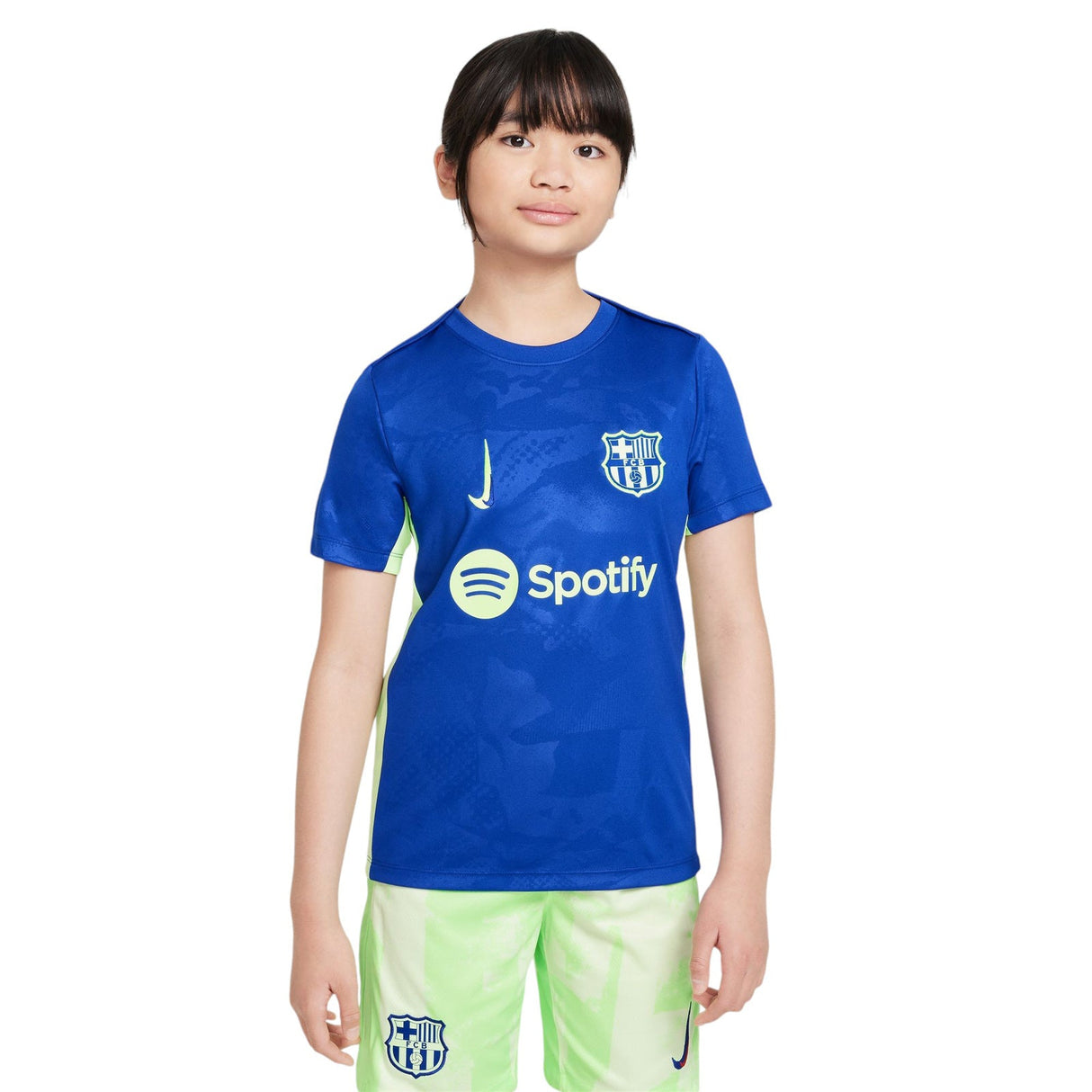 Nike FCB 24 Kids Away PM Jersey Blue