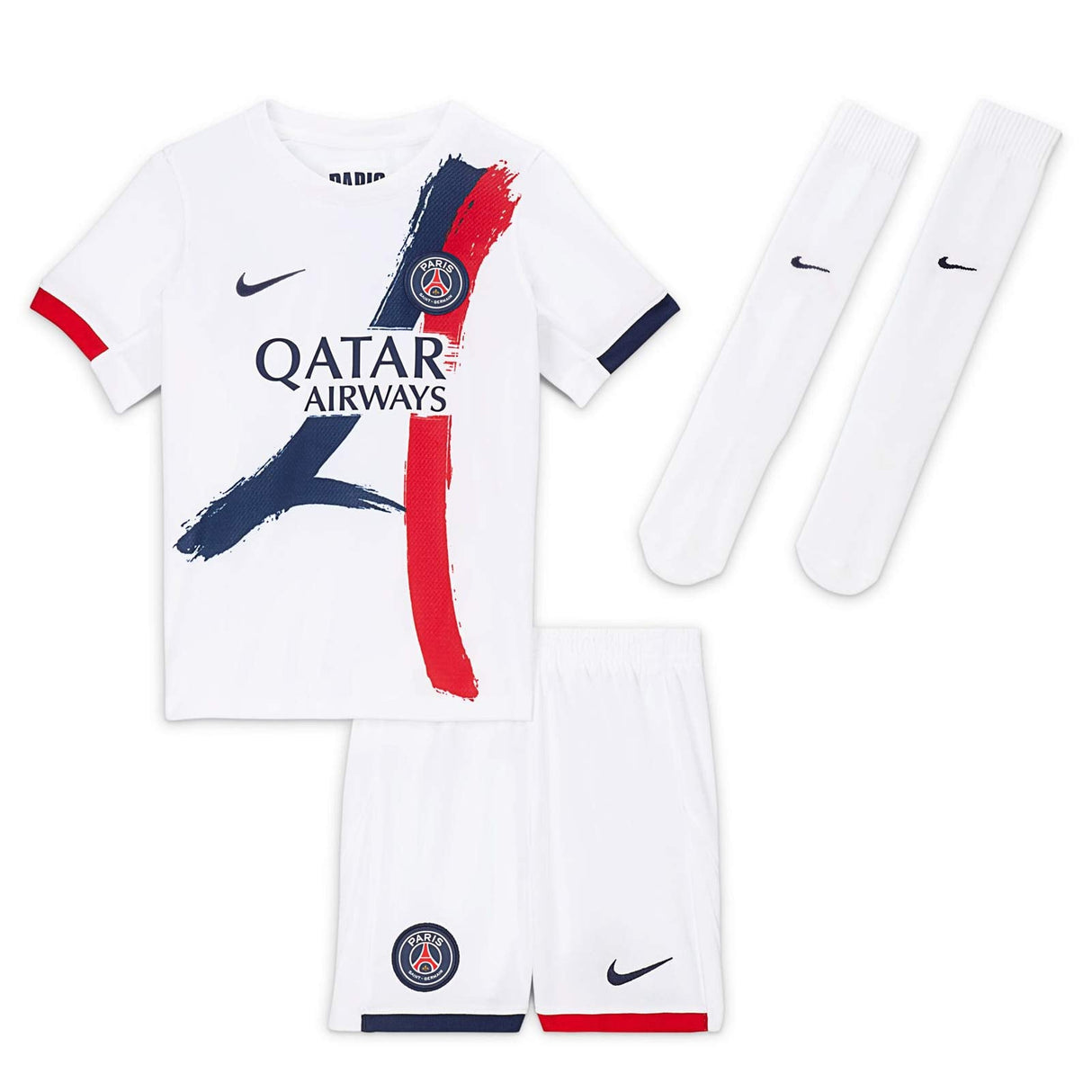 Nike PSG 24 Kids Away Kit White
