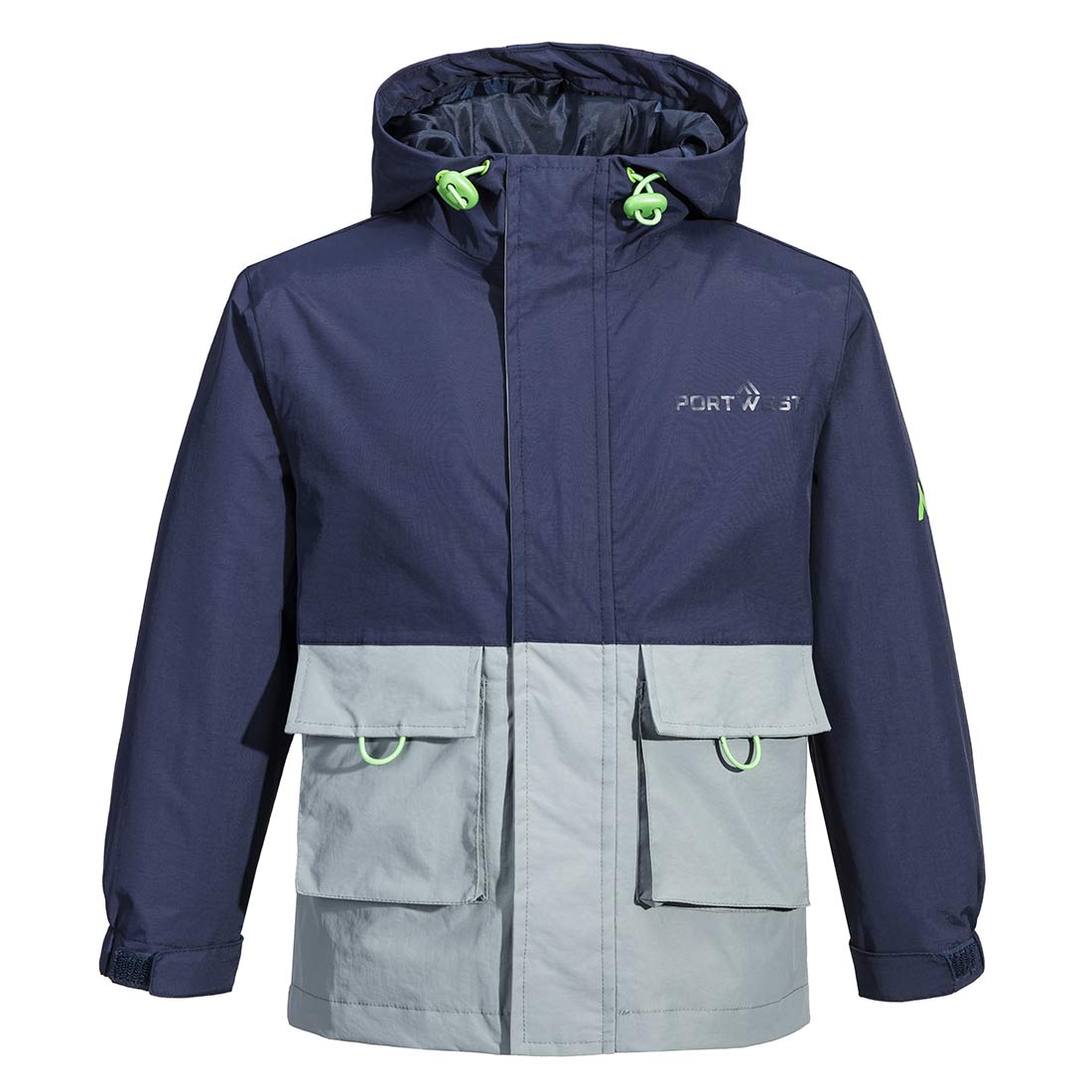 Portwest Delphi Fleece Boys Rain Jkt Nvy