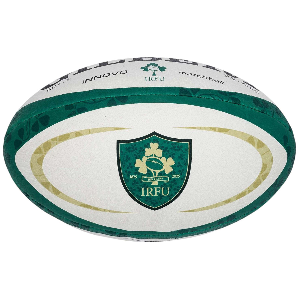 Gilbert IRFU Innovo Size5 Match Ball Wht