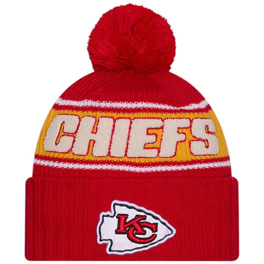 New Era NFL Chiefs 24 Bobble Hat Red