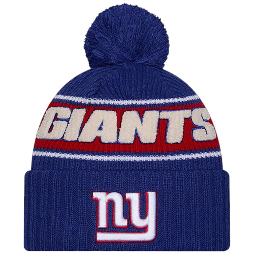 New Era NFL Giants 24 Bobble Hat Blue