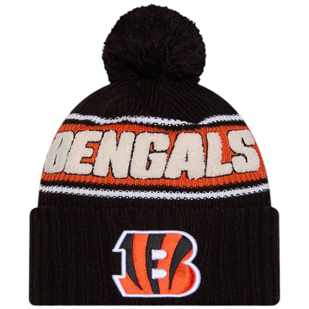 New Era NFL Bengals 24 Bobble Hat Orange