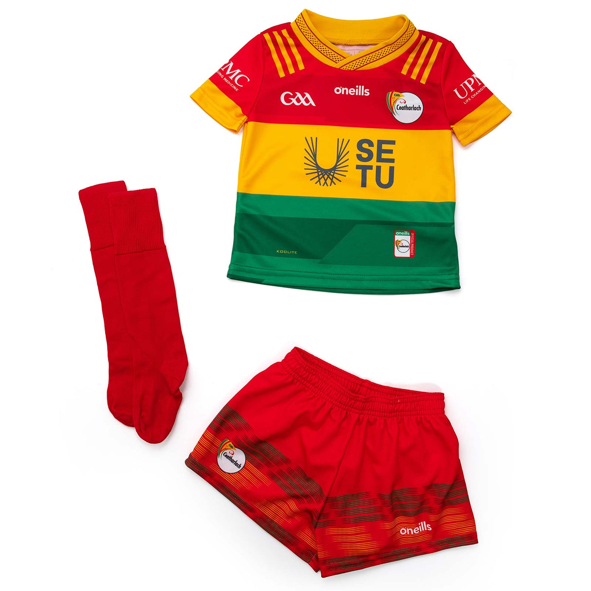 ONeills Carlow 24 Home Kids Kit Red