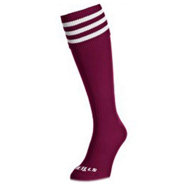 O'Neills Kids Sock Maroon/White Bar