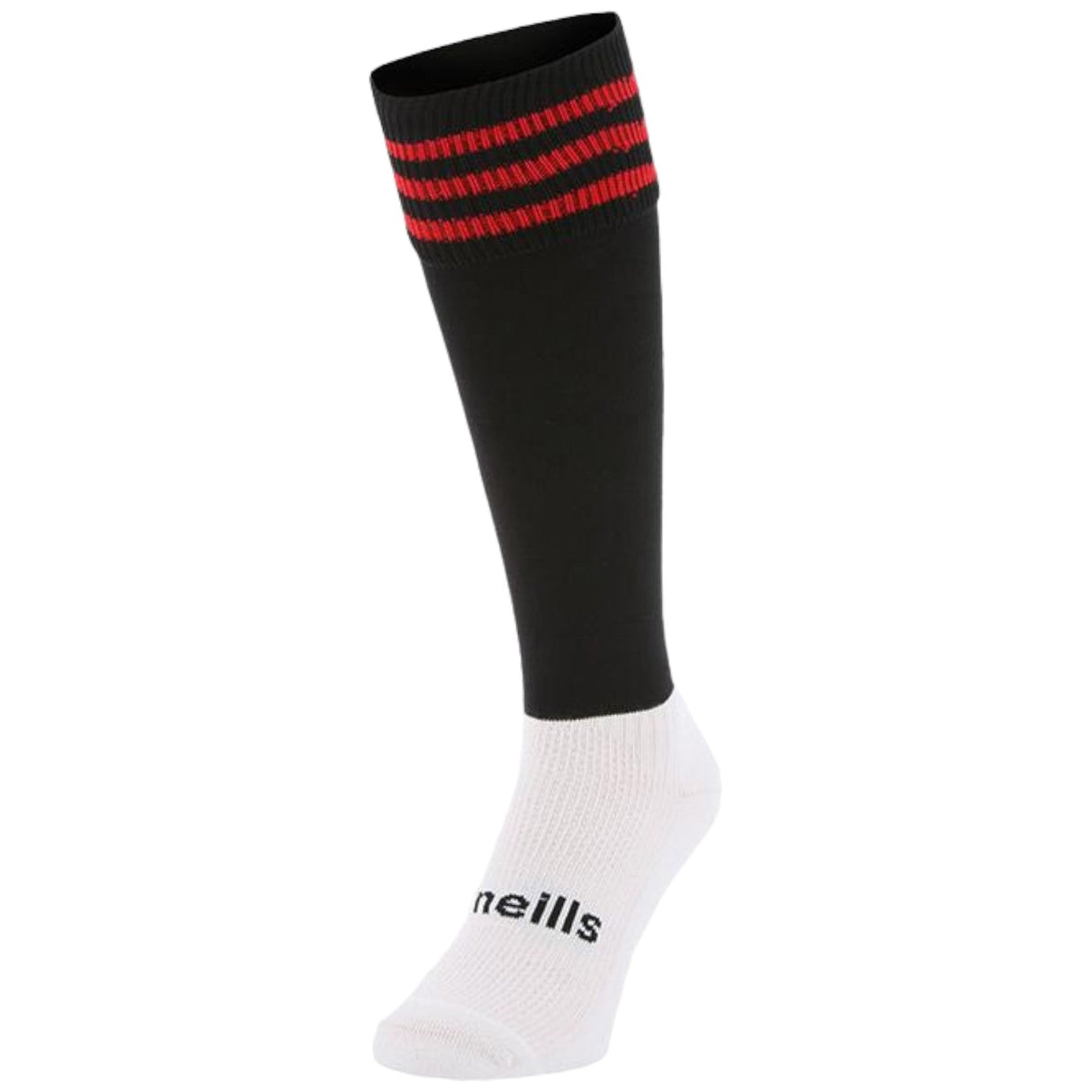 O'Neills Kids Sock Black/Red Bar
