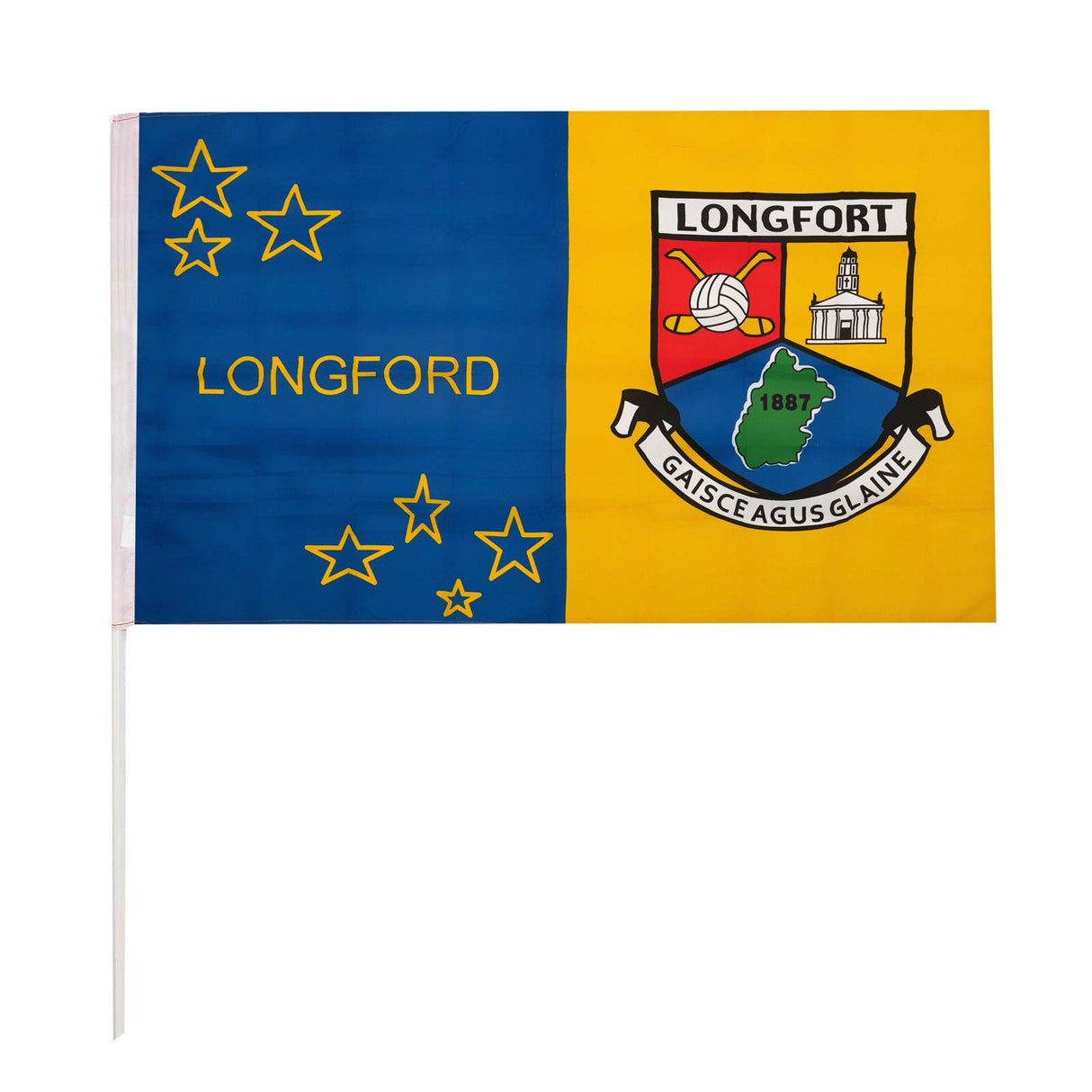TEAM CAR FLAG Longford Handheld Flag Blu
