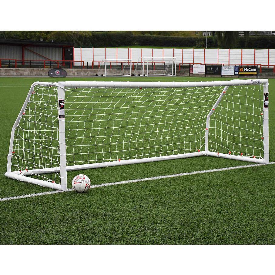 Precision Match Goal Posts 12x4 White