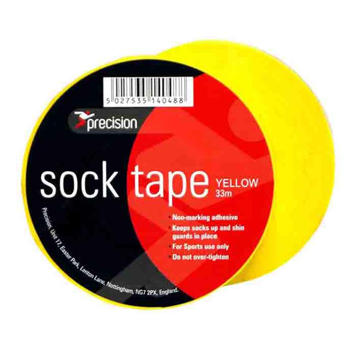 Precision Sock Tape 19mm Pack of 10 Ylw