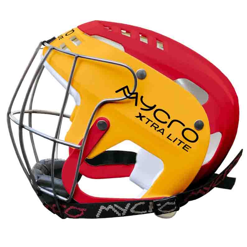 Mycro Hurling Helmet Red/Yellow