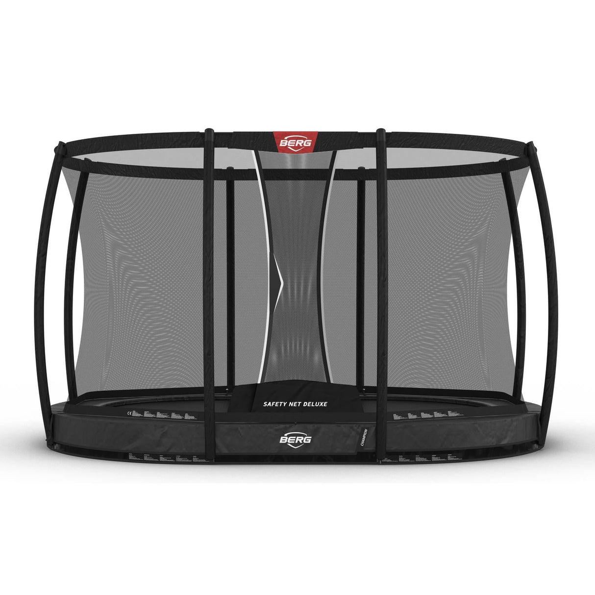 BERG Grand Champion InGround 350 Trampoline Grey + Safety Net Deluxe