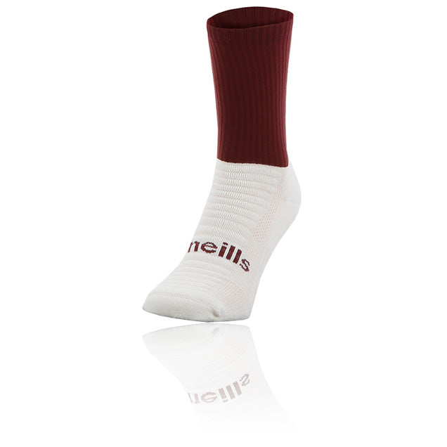 O'Neills Koolite Kids Midi Sock Maroon/W