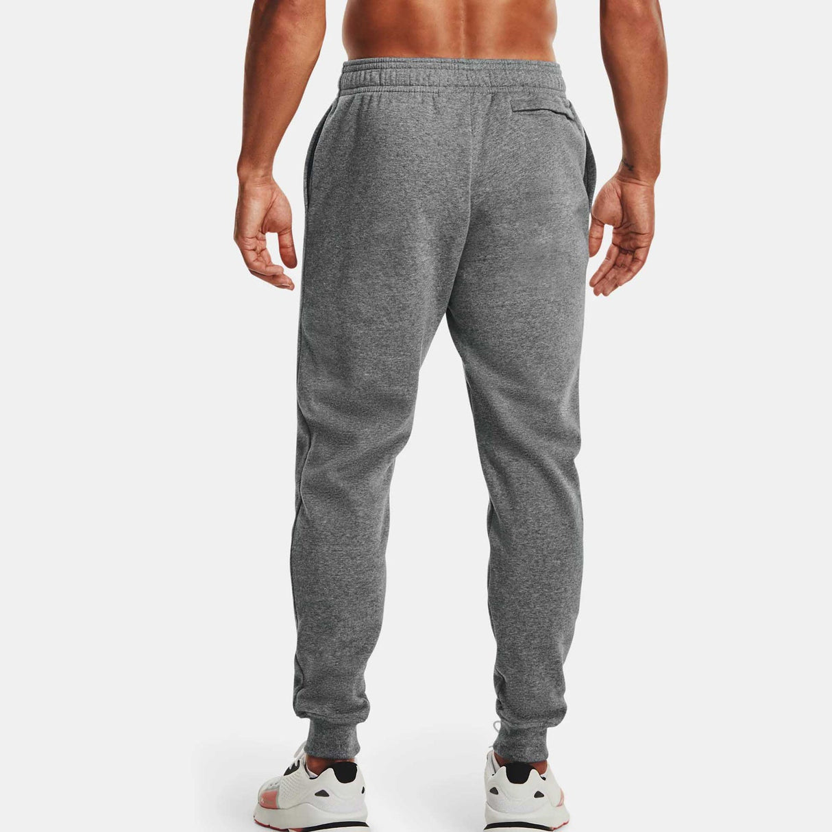 UA Rival Fleece Joggers Mens Pitch Grey
