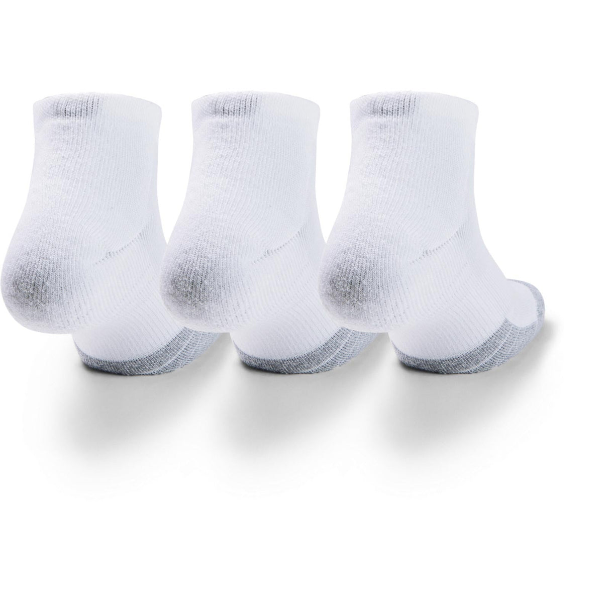 UA Heatgear Locut Socks White