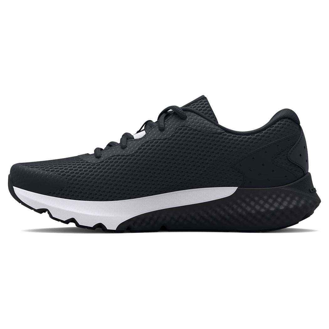 UA Charged Rogue 3 Kids Run Black/White