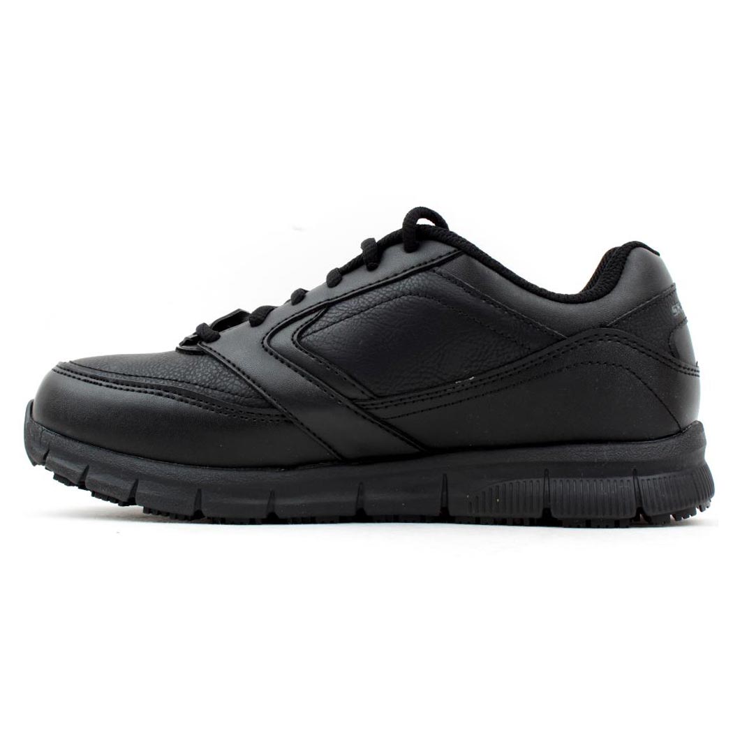 Skechers Work Lace Up Mens Boots Black