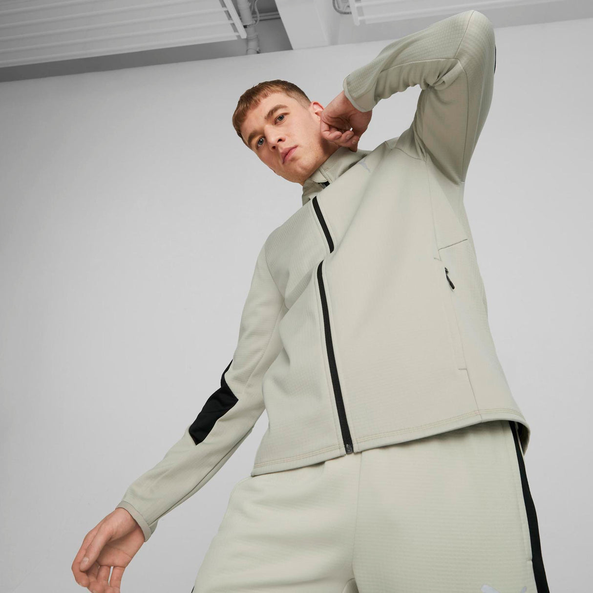 Puma Evostripe Warm FZ Hoodie Gry