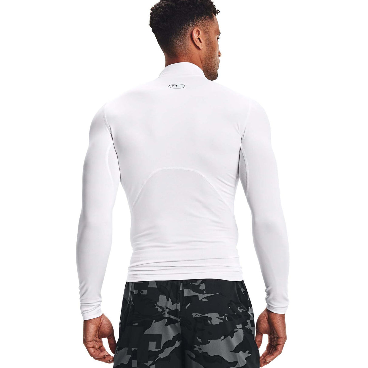 UA MENS CG Armour Comp Mock WHITE